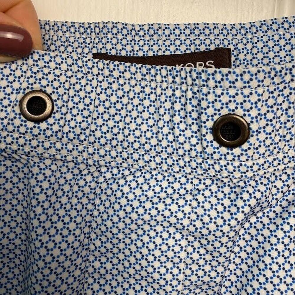 Michael Kors Swim Trunks Mens Large Blue Mesh Liner Shorts *Missing Drawstring - Picture 3 of 9